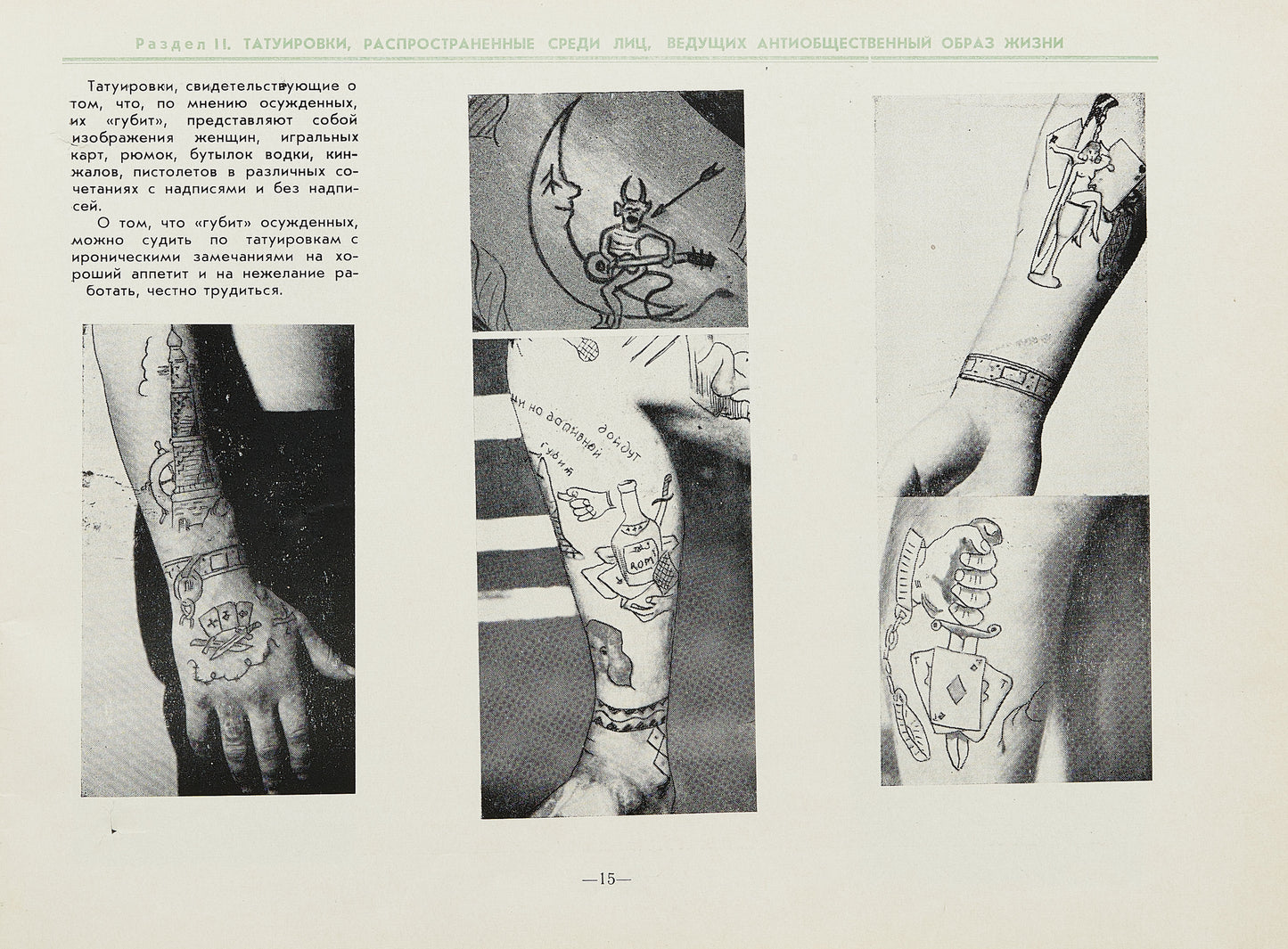 Tattoos of Convicts, Their Classification, and Forensic Significance. Gray literature.