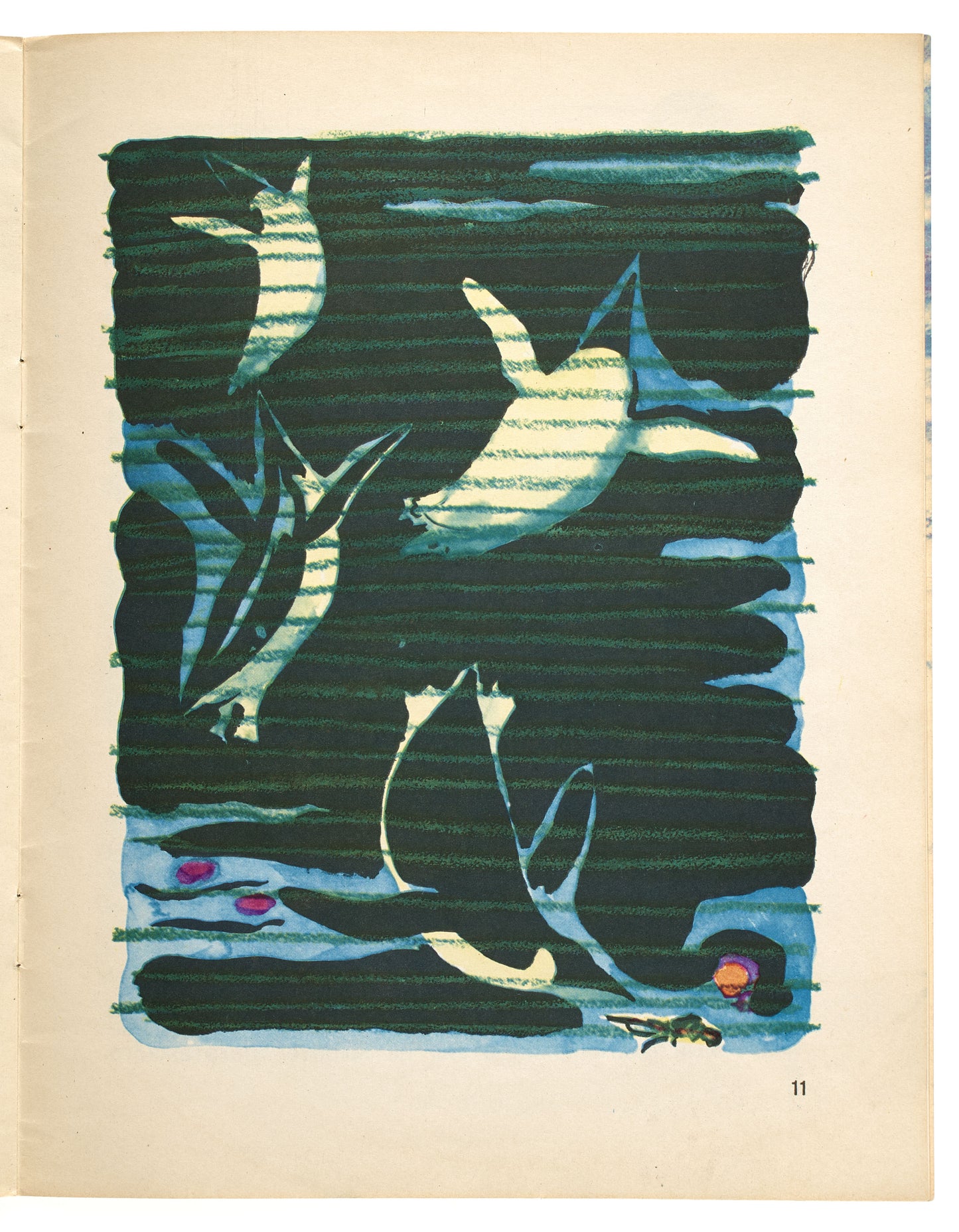 About Penguins. Signed by the artist.