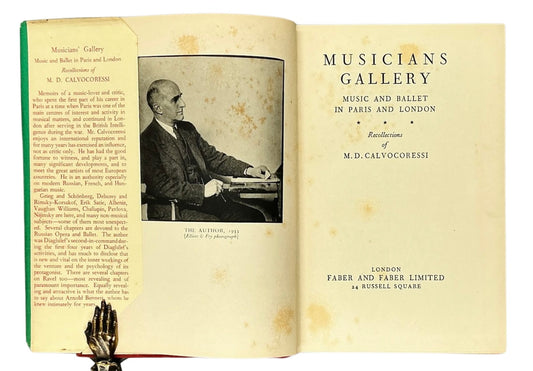 Musicians Gallery: Music and Ballet in Paris and London. First edition.