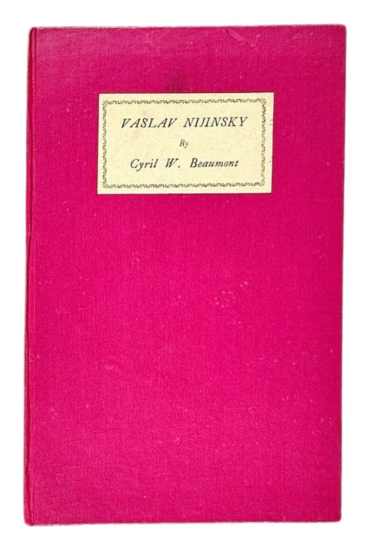 Vaslav Nijinsky. First edition.