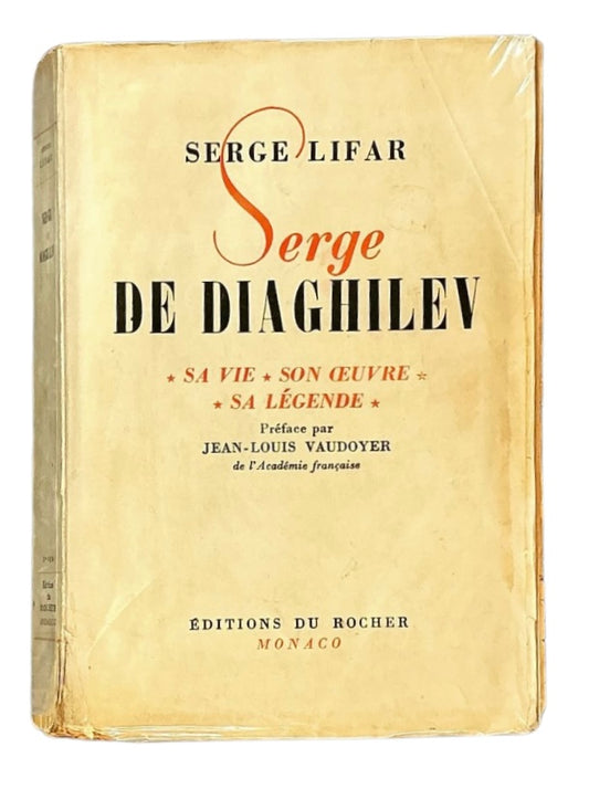 Serge de Diaghilev. First French edition.