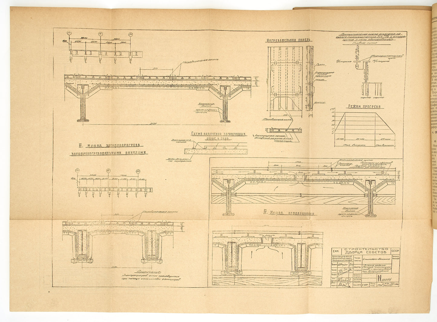 Information-Technical Bulletin. Management of the Palace of Soviets Construction. Rare 'not for sale' issues for specialists.