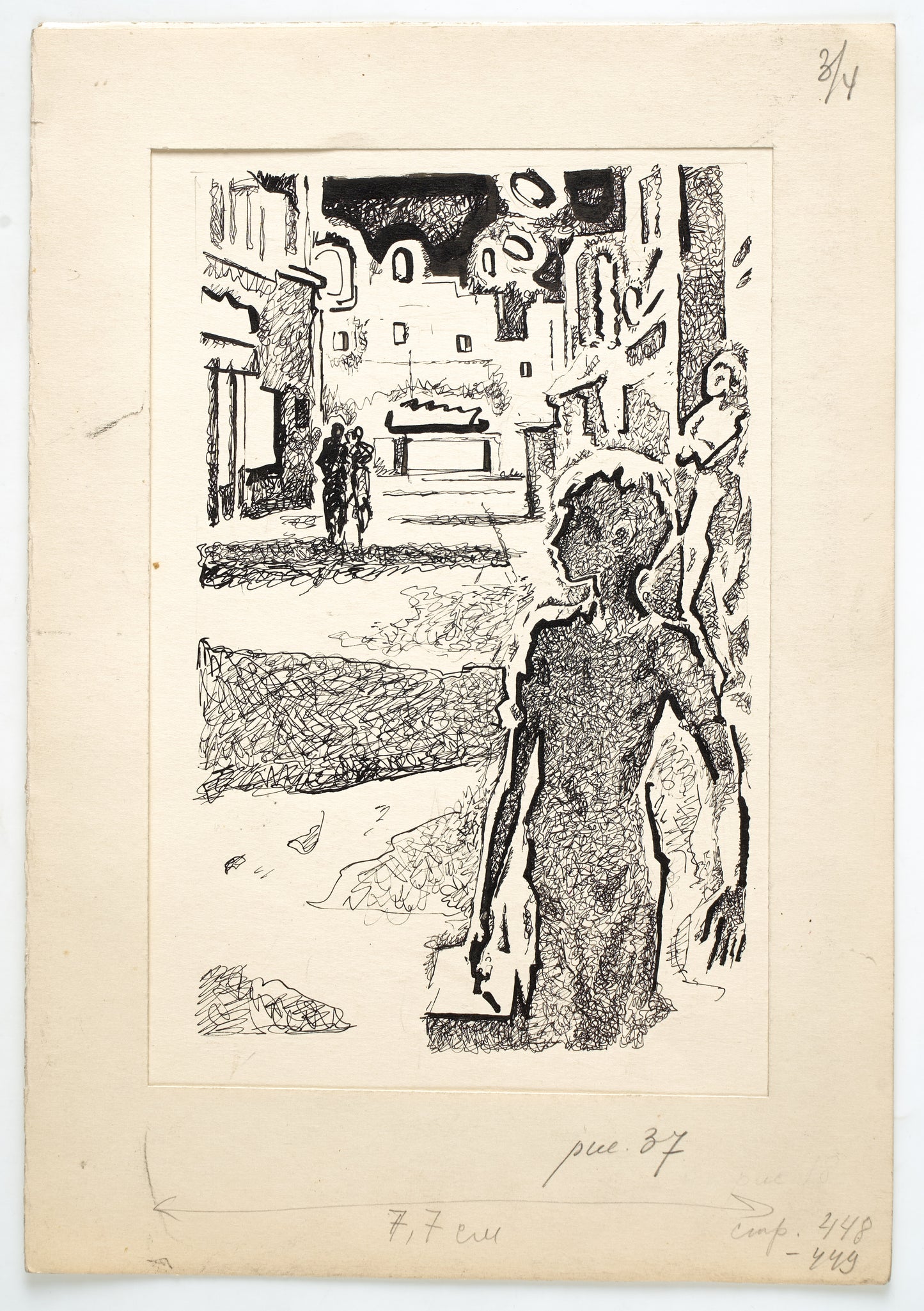 Original artwork for Carson McCullers's 'The Member of the Wedding'.