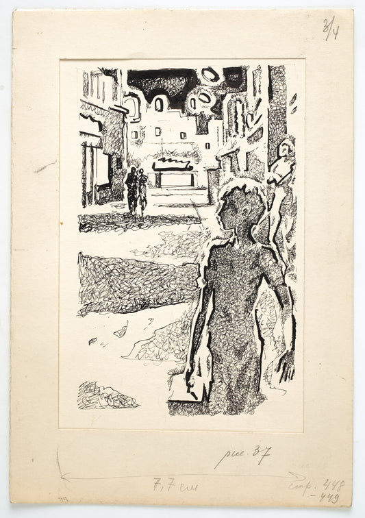 Original artwork for Carson McCullers's 'The Member of the Wedding'.