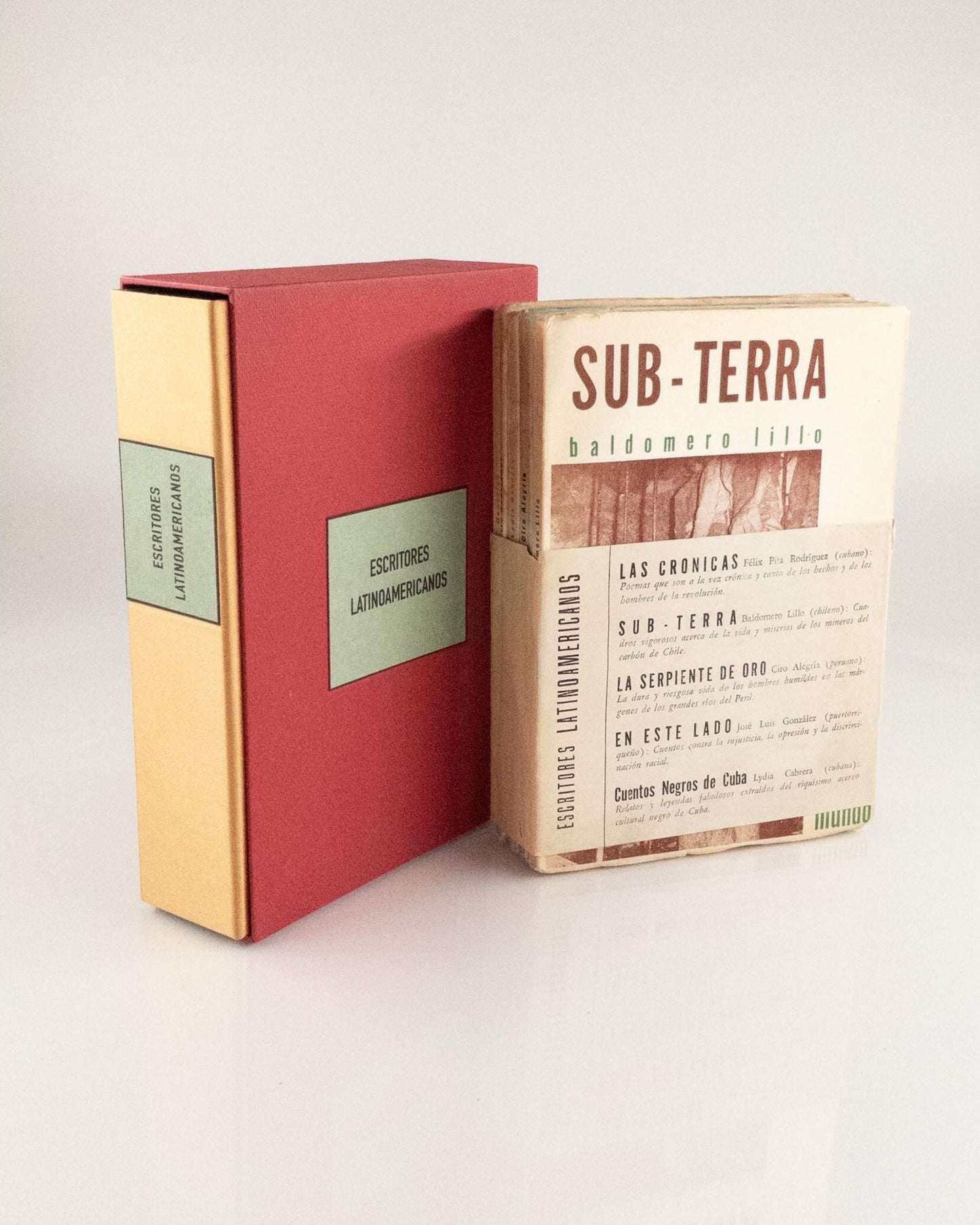 Five books by Latin American authors published by 'Nuevo Mundo'. With rare belly band