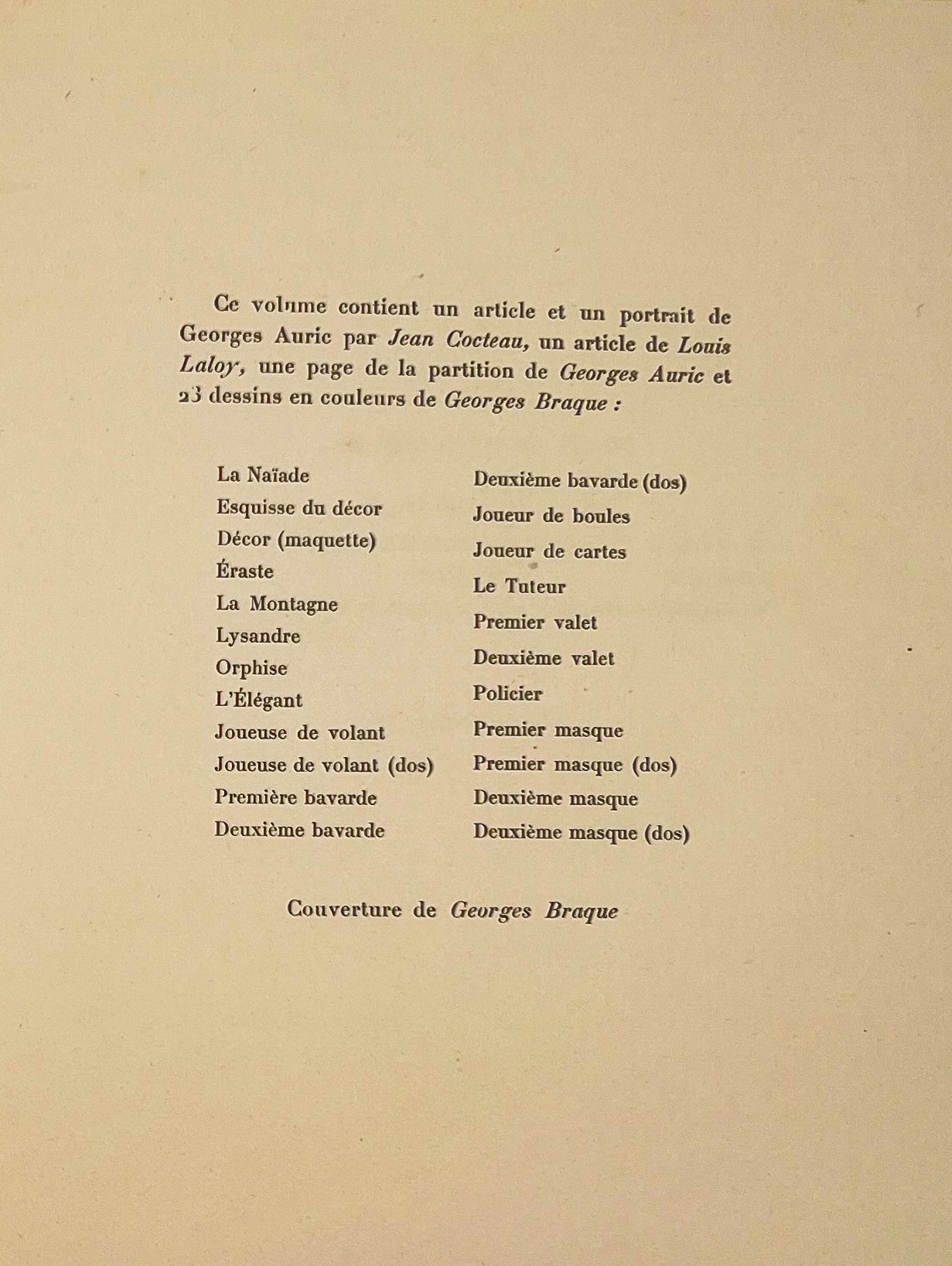 The Bores: Theatre of Serge Diaghilev. No 358 of 385 copies on Vélin d'Arches.