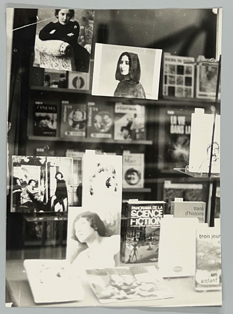 Bookstore display dedicated to Bella Сhagall. Signed and inscribed photo.