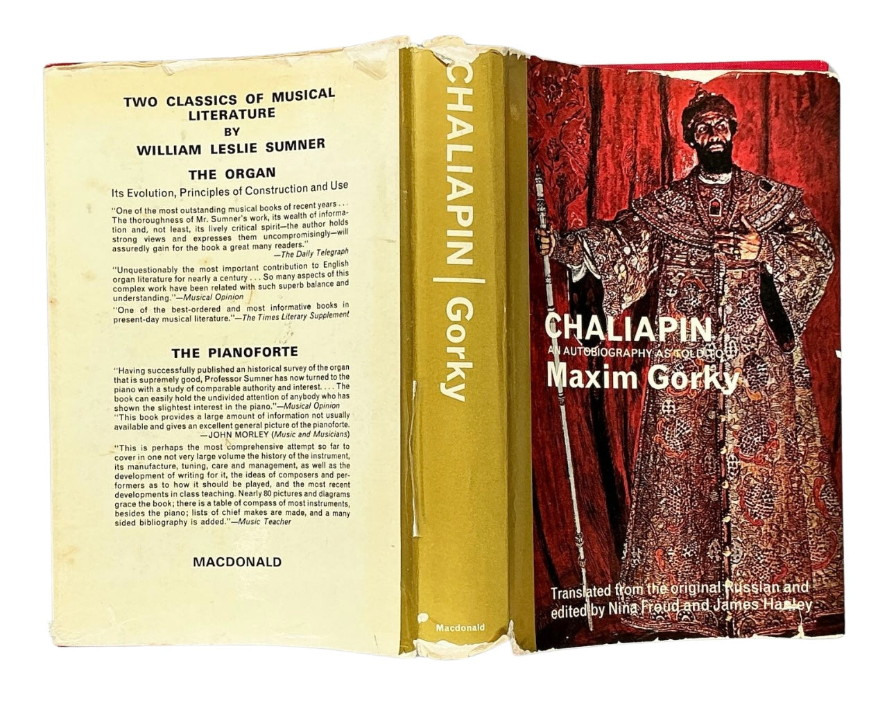 Chaliapin: An Autobiography as told to Maxim Gorky. First British edition.