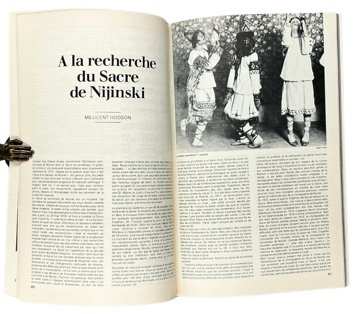 L'Avant-scène. Ballet Danse. No 3, Aug.-Oct. 1980.
