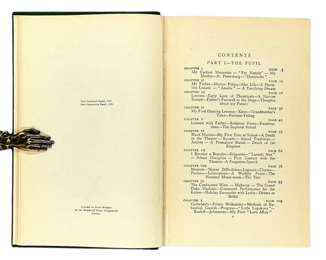 Theatre Street: The Reminiscences of Tamara Karsavina.