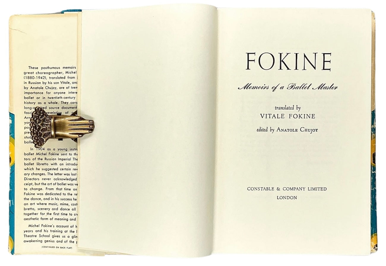 Fokine: Memoirs of a ballet master. First British edition.