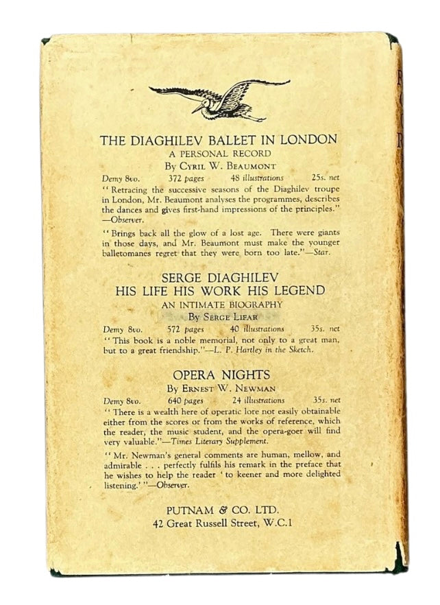 Reminiscences of the Russian Ballet.