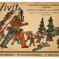 Among the Sioux Indians. Rare cut-out book.