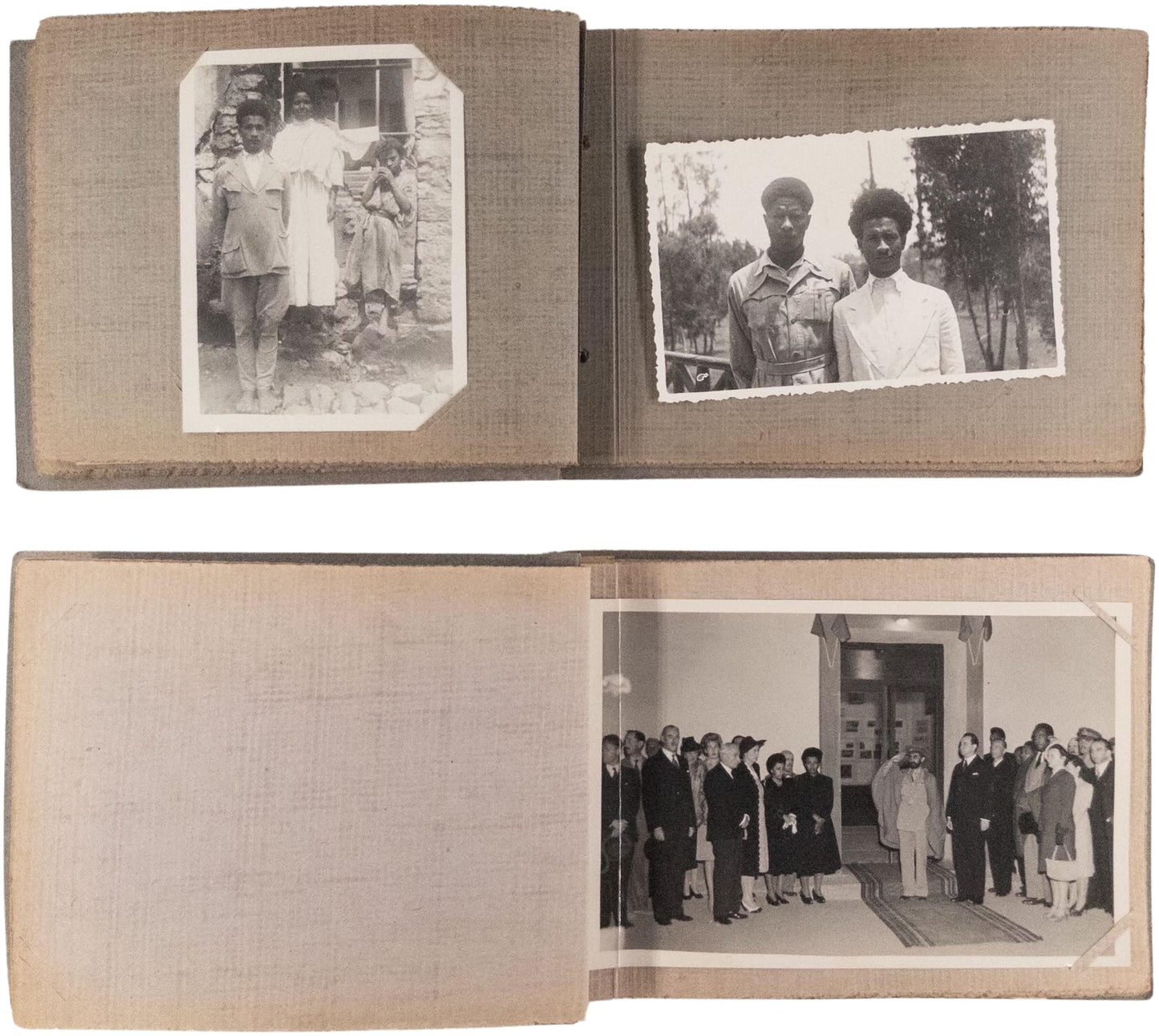 Collection of Photos from the Archive of a Soviet Diplomat. Interesting collection featuring early photographs of the Emperor of Ethiopia.