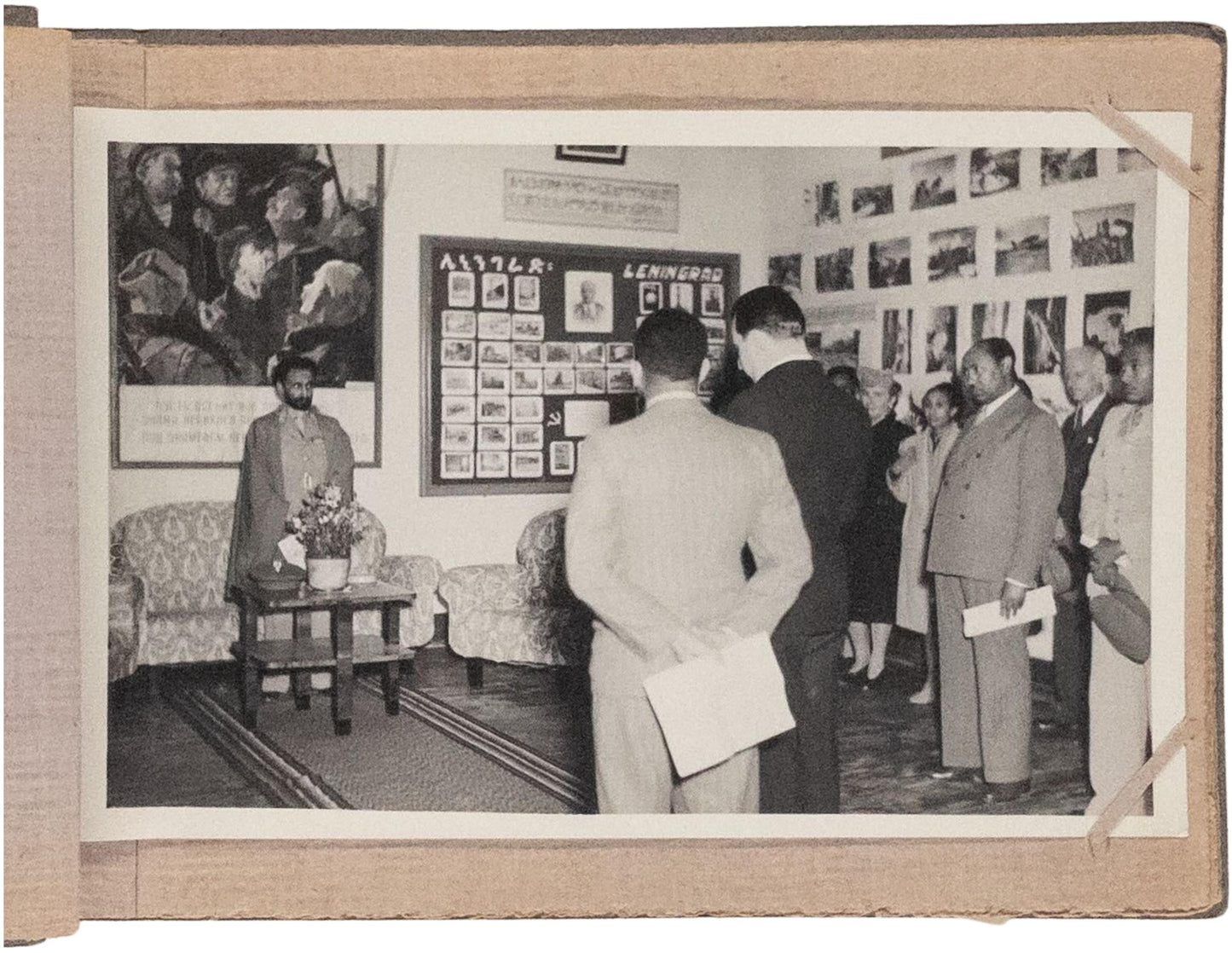 Collection of Photos from the Archive of a Soviet Diplomat. Interesting collection featuring early photographs of the Emperor of Ethiopia.