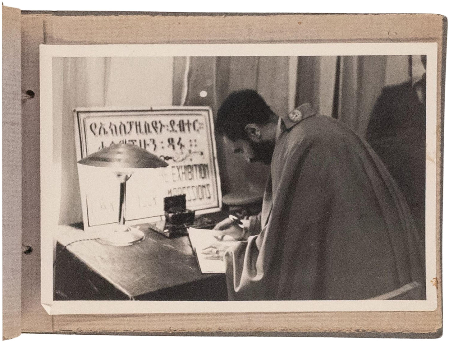 Collection of Photos from the Archive of a Soviet Diplomat. Interesting collection featuring early photographs of the Emperor of Ethiopia.