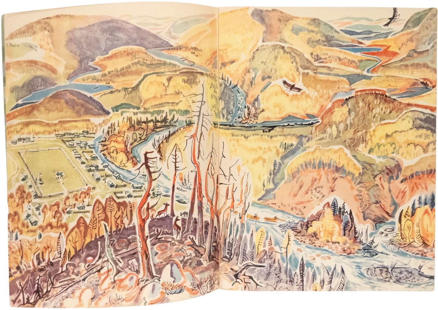 Blue Tuva. The only edition with these illustrations.