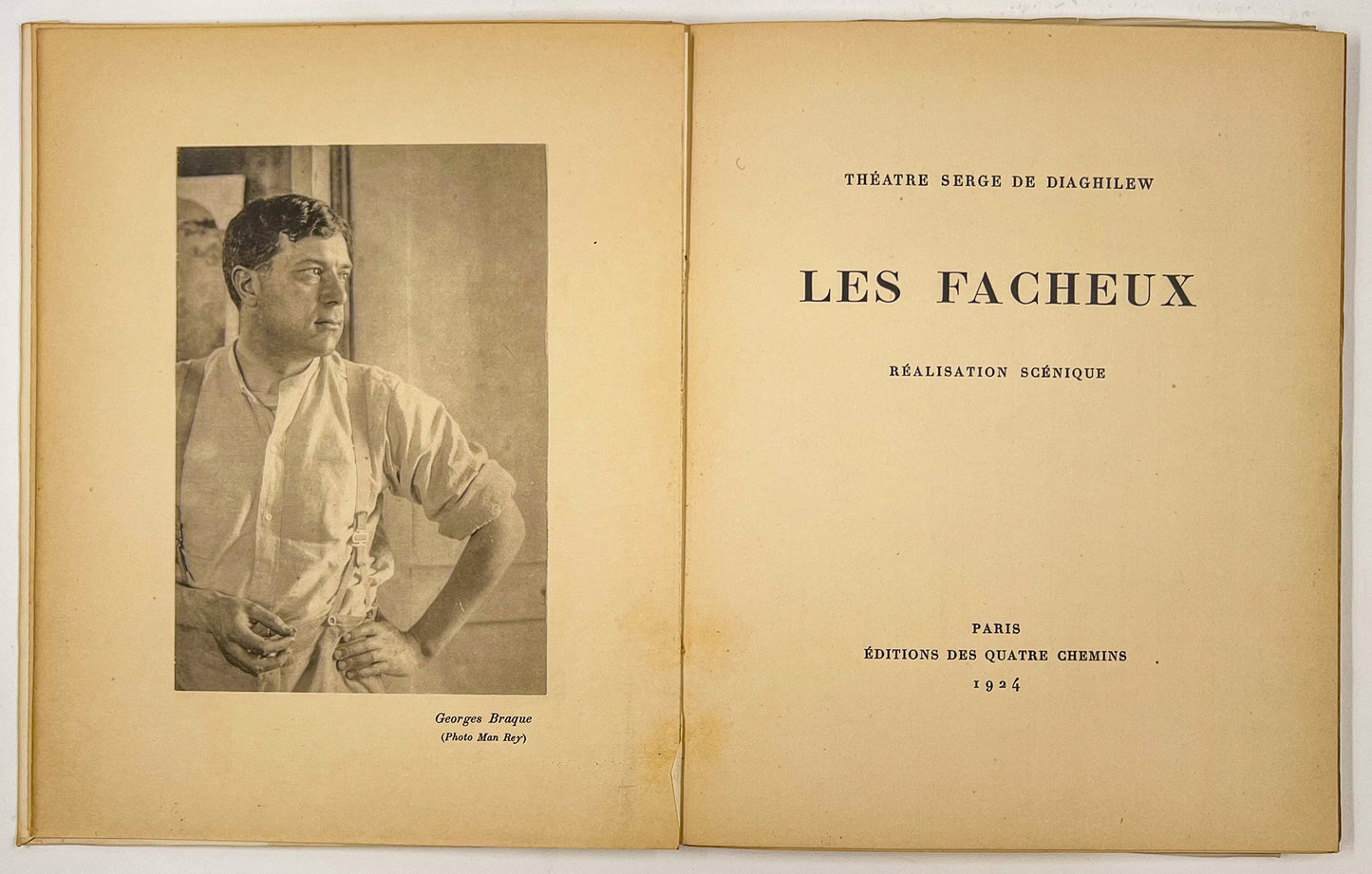 The Bores: Theatre of Serge Diaghilev. No 358 of 385 copies on Vélin d'Arches.