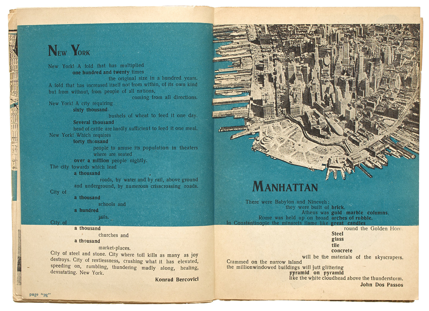 New York: (An Outline). A notable photomontage book by 'Tatar Rodchenko'