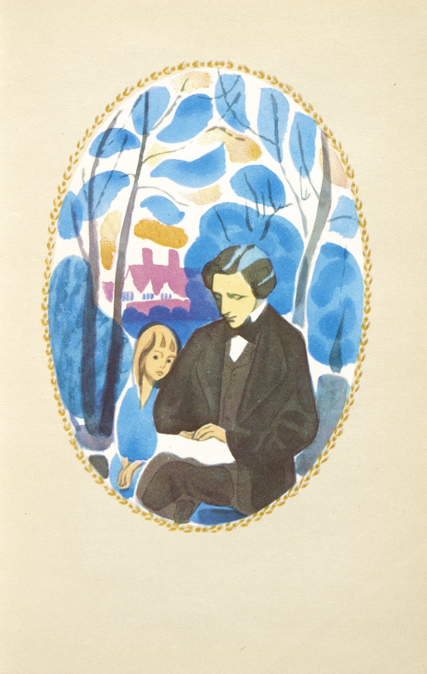 Alice's Adventures in Wonderland. Through the Looking-Glass and What Alice Found There. Illustrations by May Miturich.